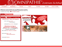 Tablet Screenshot of omnipathie.com